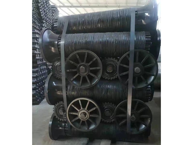 喇叭头托辊